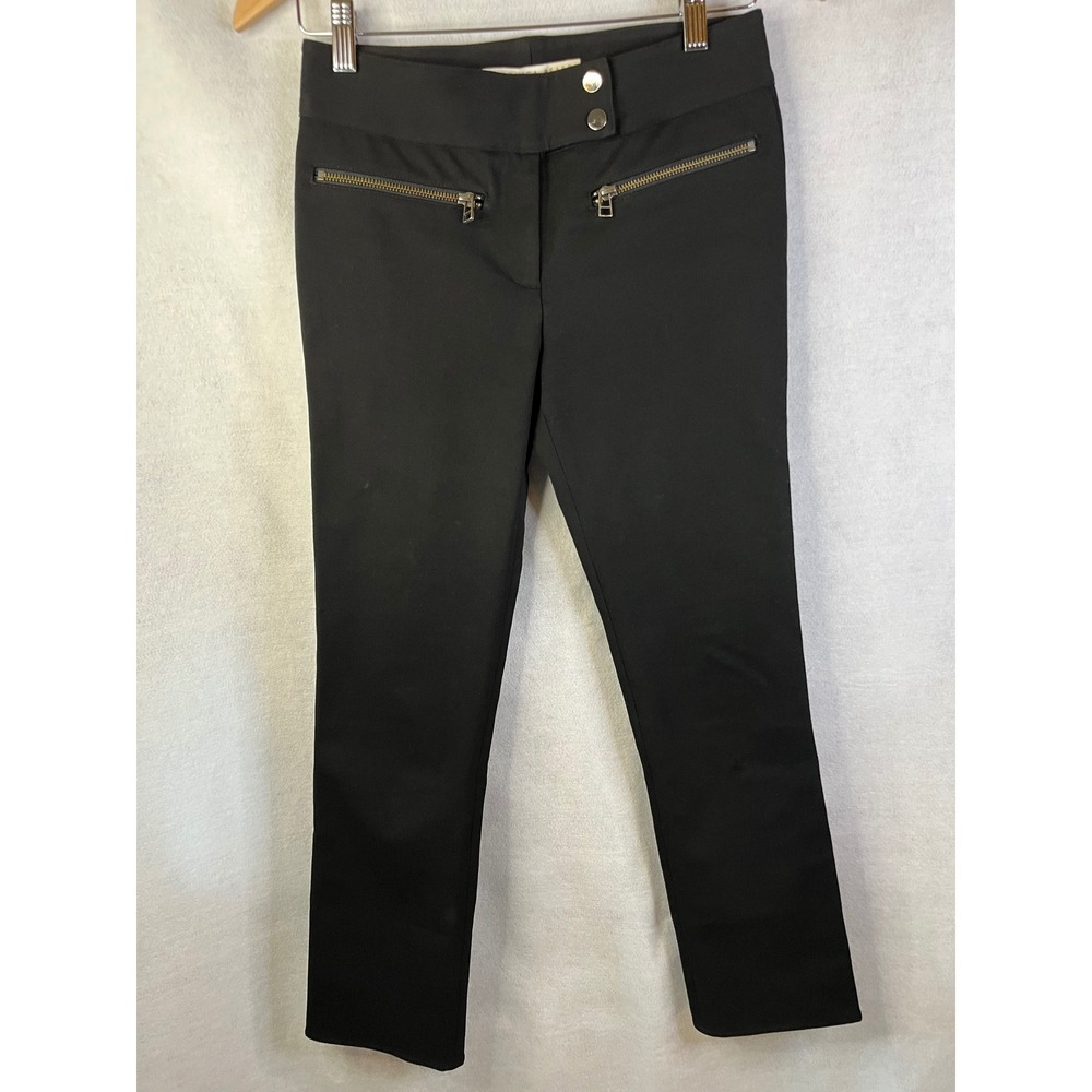 Veronica Beard Metro Kick Flare Pants Black Size 6
